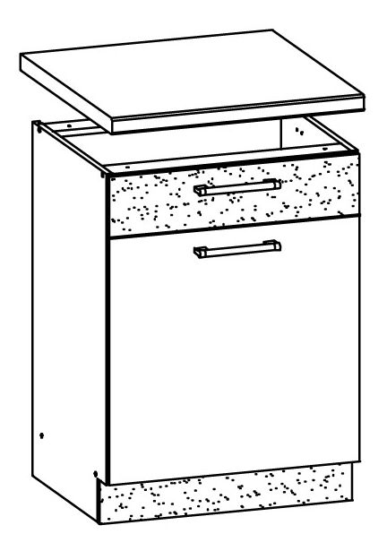 Donji kuhinjski ormarić Modesta MD16 D60 S1 