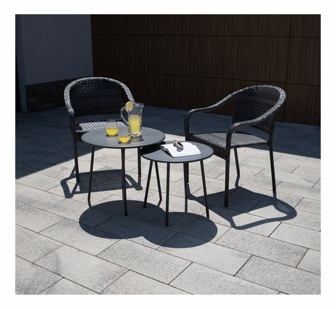 Záhradná stolička Blingo (sivá)