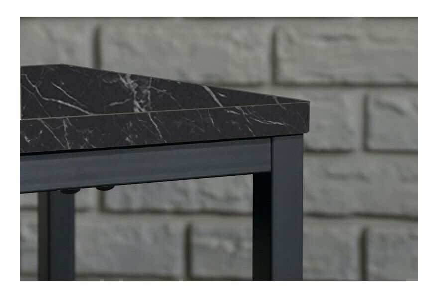 Konzolový stolík Canva (Čierna) *bazár