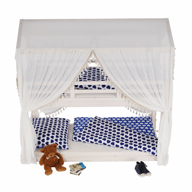 Dječji krevet na kat 90 cm Zerlo (s podnicama)