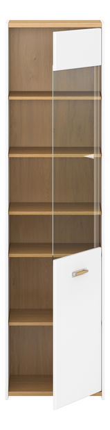 Vitrină Andre 1W (alb mat)