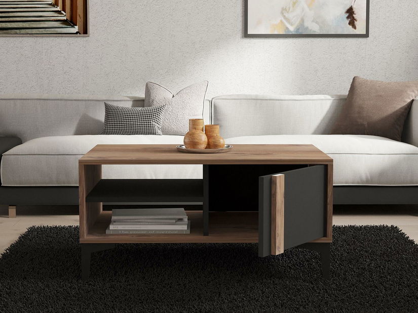 Măsuță de cafea Mobube (pin atlantic + antracit) 