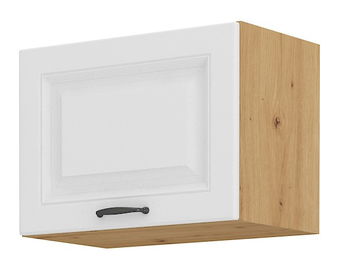 Dulap superior de bucătărie Sheila 50 GU 36 1F (stejar artisan + alb)