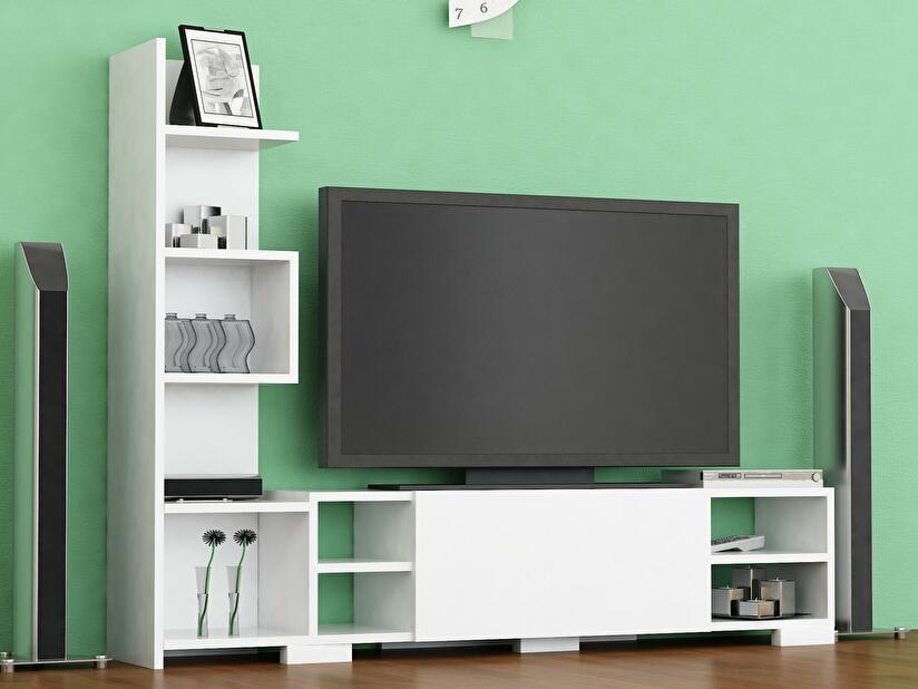 Mobilier living Perla set (Alb) 