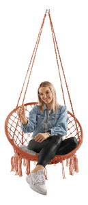 Viseća fotelja Amari (boja cigle)