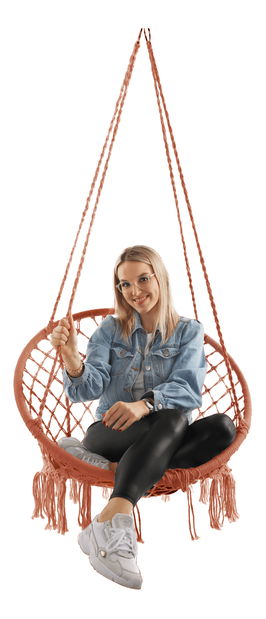 Felakasztható hintafotel Amari (tégla)