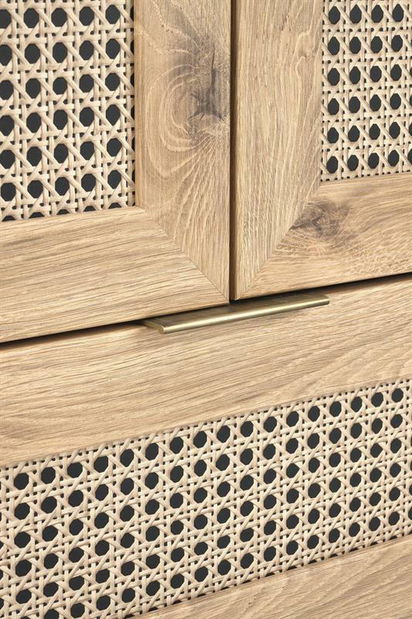 Šatníková skriňa 80 cm Borrae (čierna)