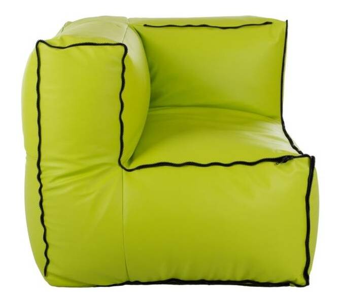 Fotoliu puf Zipp Sofa (limetă)