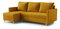 Rohová sedacia súprava Ronaldo (L) (horčicová)