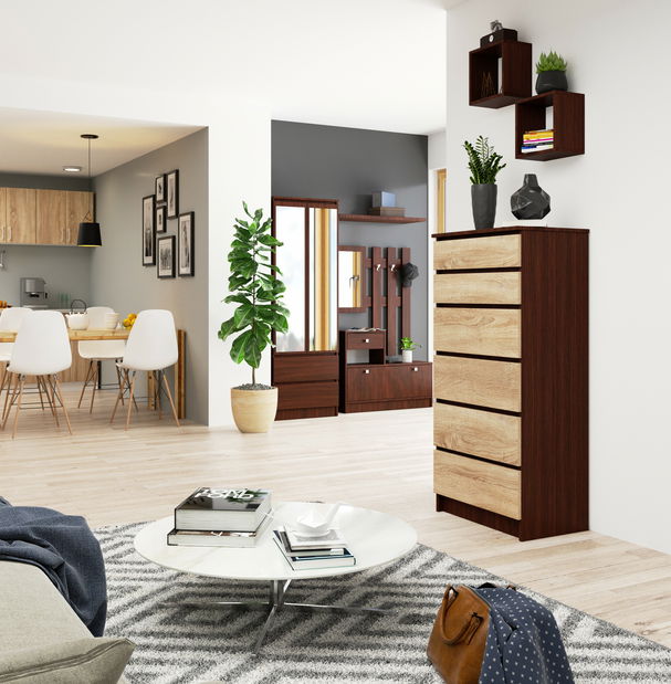 Komód Kalista III (wenge + szonoma tölgy)