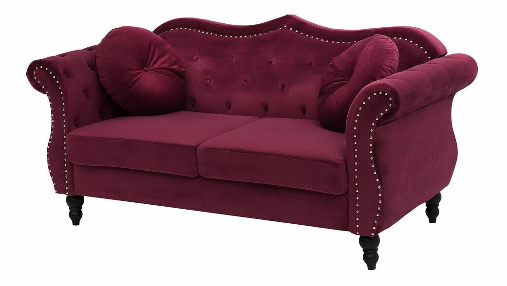 Set canapele Stege (roșu închis)