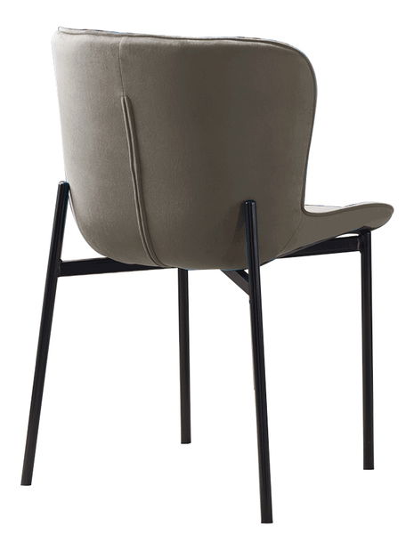 Scaun de sufragerie Perite (gri maro)