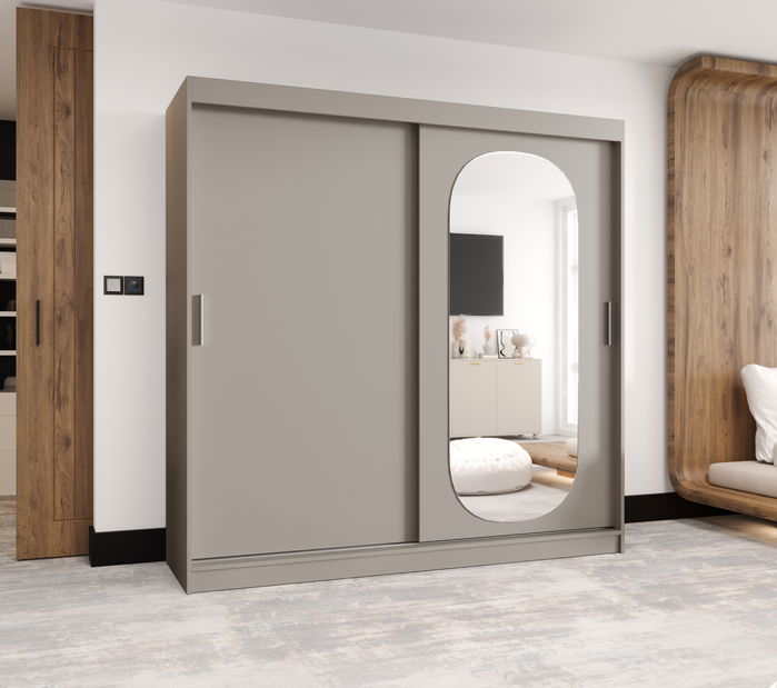 Šatníková skriňa 200 cm Ronny (kašmír)