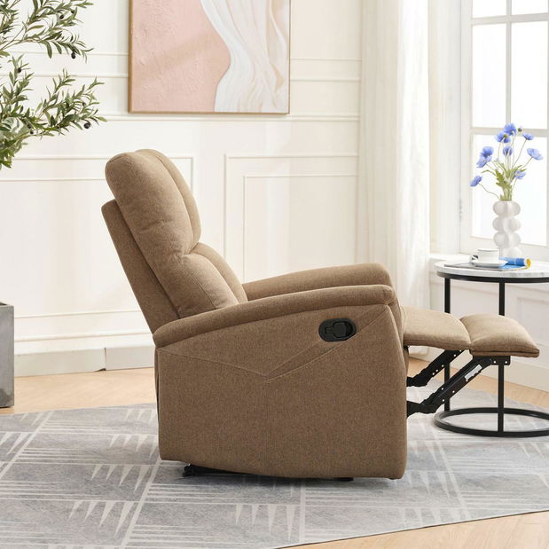 Podesiva fotelja Temor (smeđa)