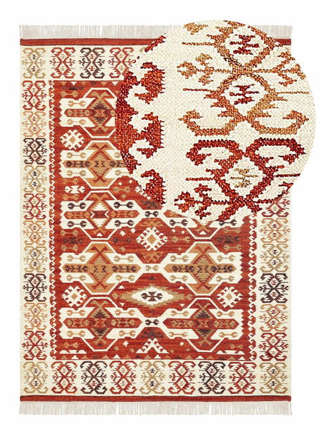 Szőnyeg 160 x 230 cm VosFém (többszínű)