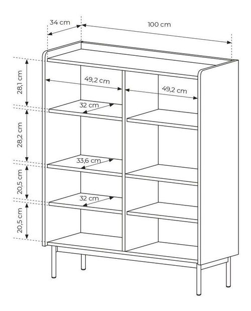 Komód Lemenn I (bézs)