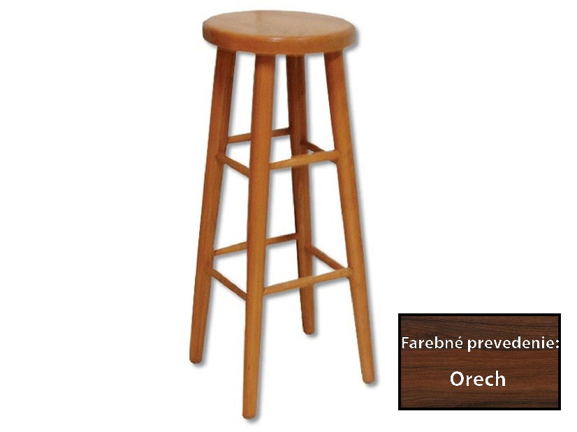 Barová stolička KT 240 (orech) *výpredaj