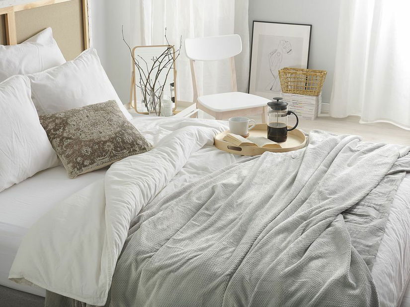 Pătură 200x150 cm SALIER (poliester) (gri)