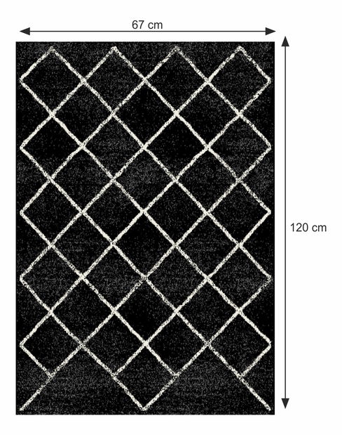 Koberec Matt Black 2 (čierna)