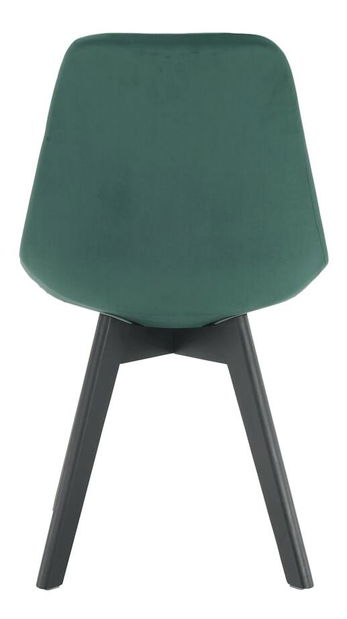 Set 2 buc. scaune de sufragerie Blanche (emerald + negru) *vânzare stoc