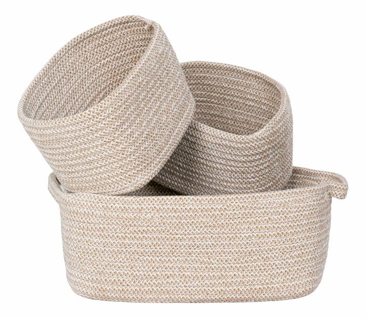 Set 3 ks košíkov Tavandria (béžová)