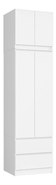 Šatníková skriňa Sahil (biela)