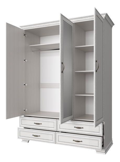 Dulap de haine Terina (woodline crem)