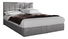 Manželská posteľ  Boxspring 180 cm Porto (sivá) (s matracom a úložným priestorom)