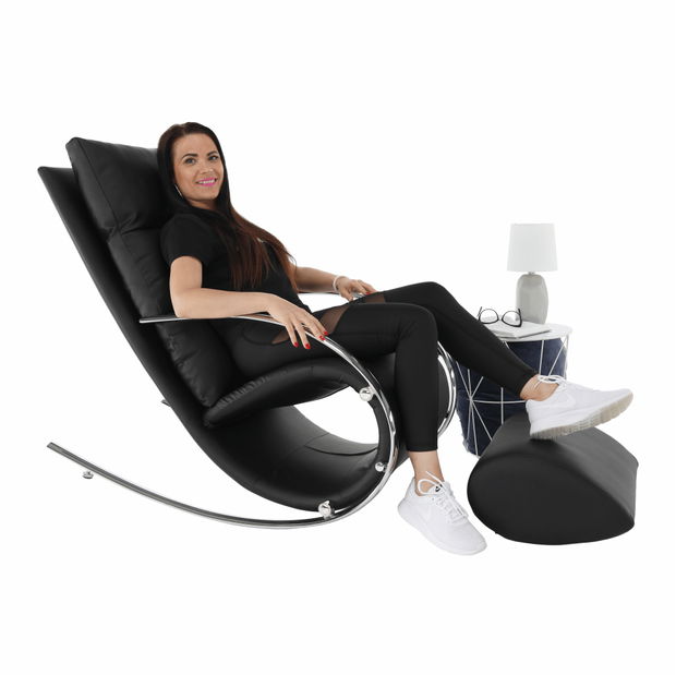 Fotoliu balansoar Reta (Negru)