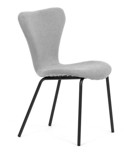 Scaun sufragerie Calderon (argintiu)