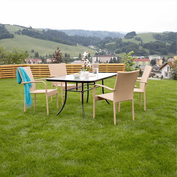 Scaun de grădină Vinata (maro deschis) 