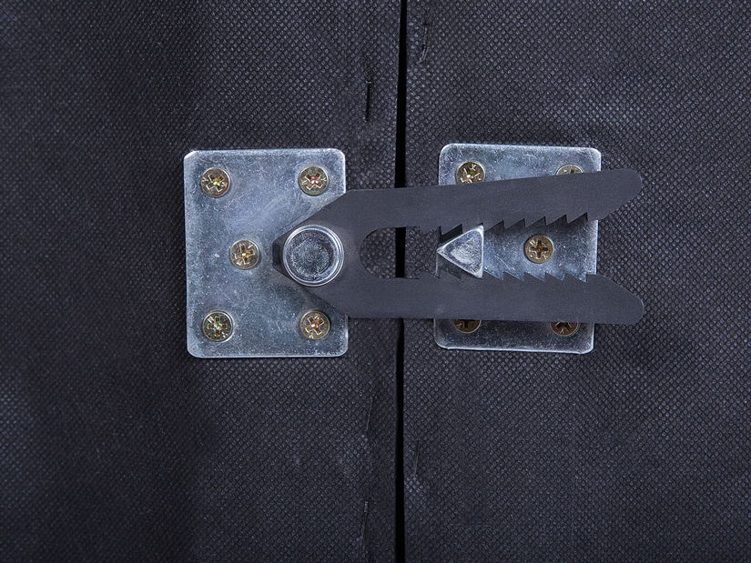 Kanapé modul FELLE (poliészter) (fekete) (4 fő részére)