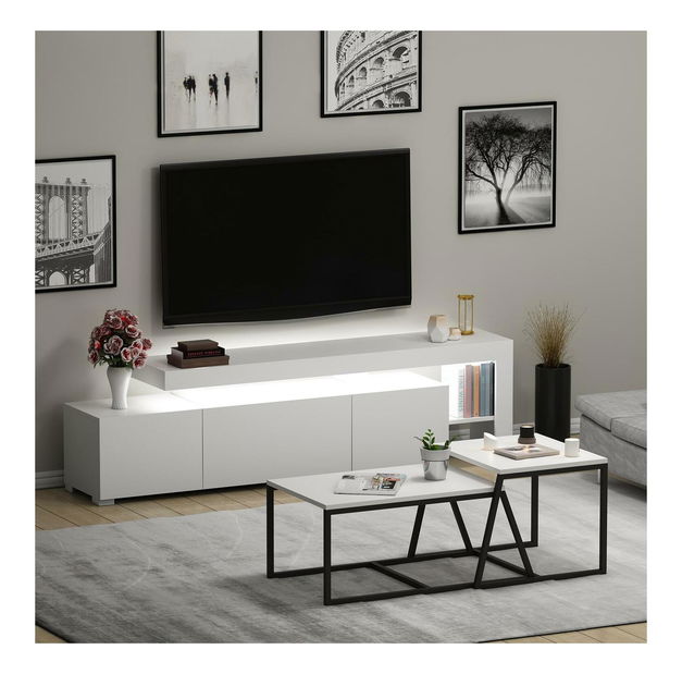 Set nábytku do obývacej izby Belizza (biela)