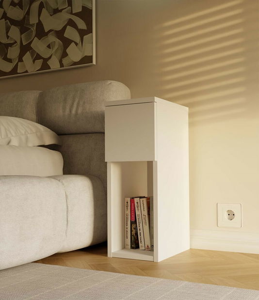 Noptieră Gustaban 1 (alb)