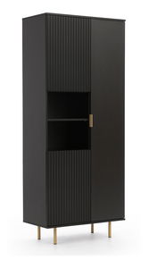 Ormar s policama Nalani R3D (crna)