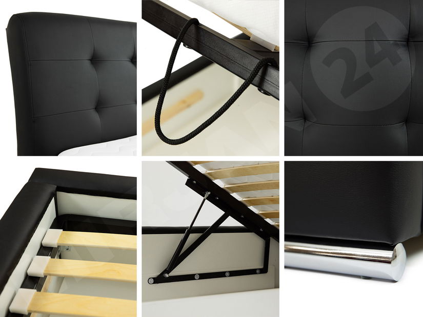 Manželská posteľ 180 cm Pilatus (biela) *výpredaj