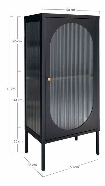 Vitrin Adana 3 (fekete)