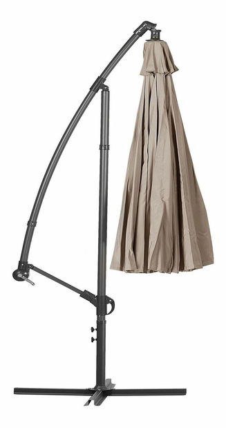 Umbrelă de grădină 268 cm CALISA II (poliester) (bej nisipiu)