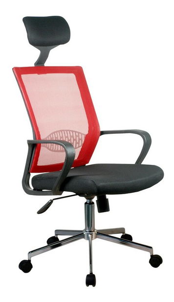 Scaun de birou Feodora (roșu)