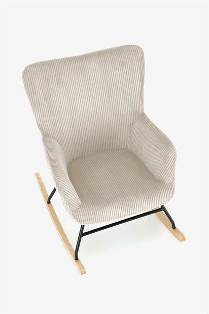 Fotelja za ljuljanje Belveder (krem)