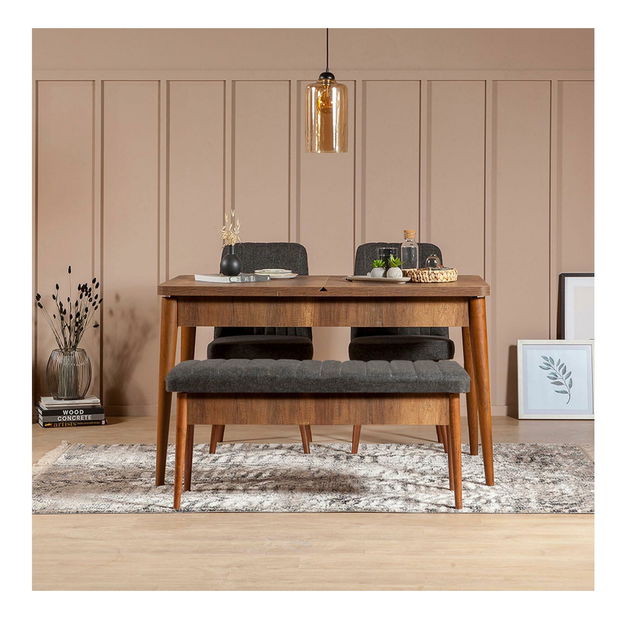 Pad Vanessa B (dió + antracit)