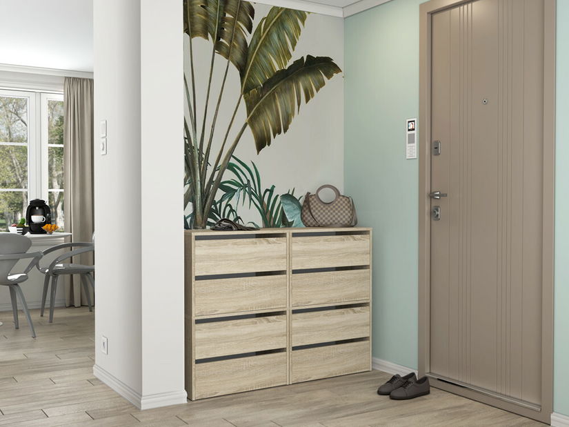 Cipőtároló (cipősszekrény) Metido 1 (szonoma tölgy)