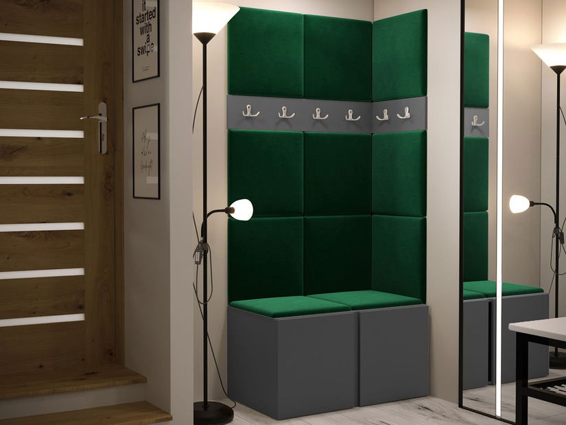 Mobilier hol Tovenaz I (grafit + Verde) 