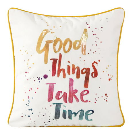 Dekoratív párna 45X45 cm Renee 4 (fehér) (2 db.)