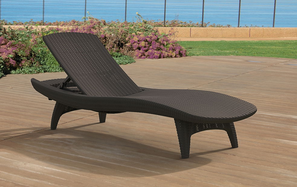 Záhradné lehátko Pacific brown