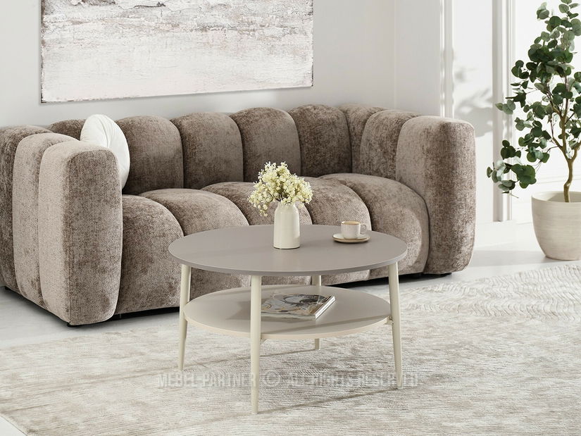 Măsuță de cafea Rogatoria (bej + crem)