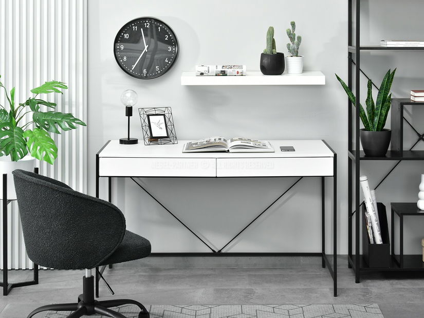 PC stolić Unica (bijela + crna)