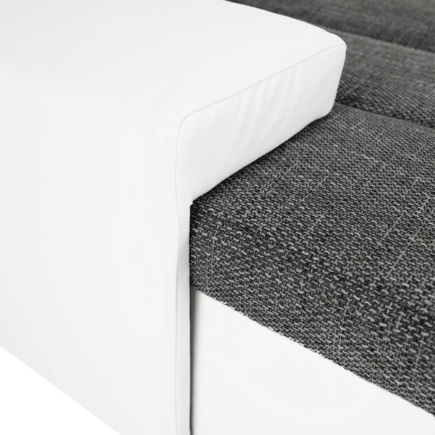 Colțar în formă de U Tolba (Alb + gri) (D)