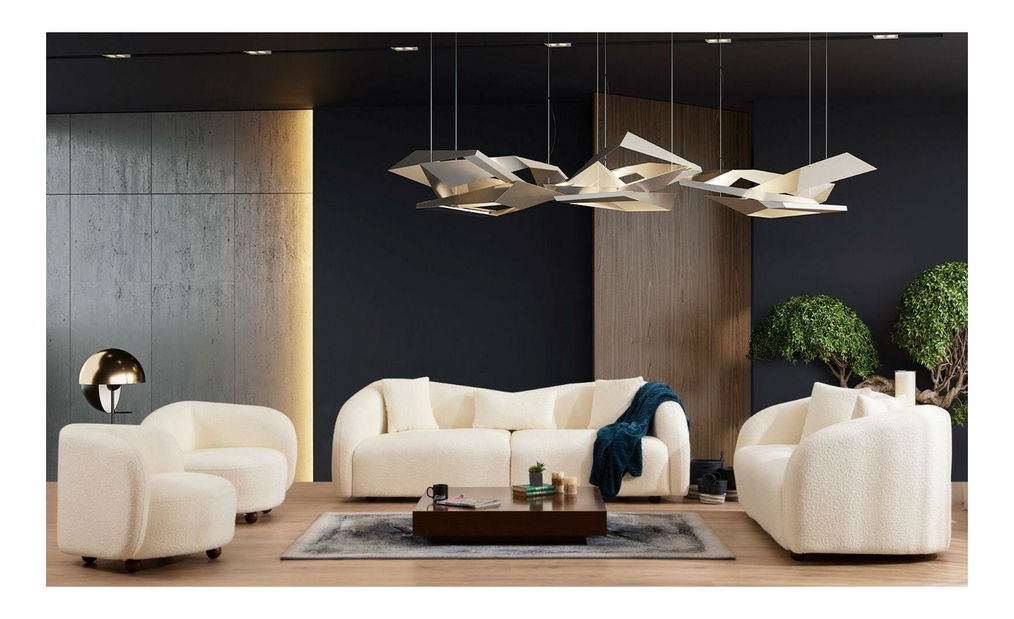 Pohovka trojsedačka Venedikt (krémová)