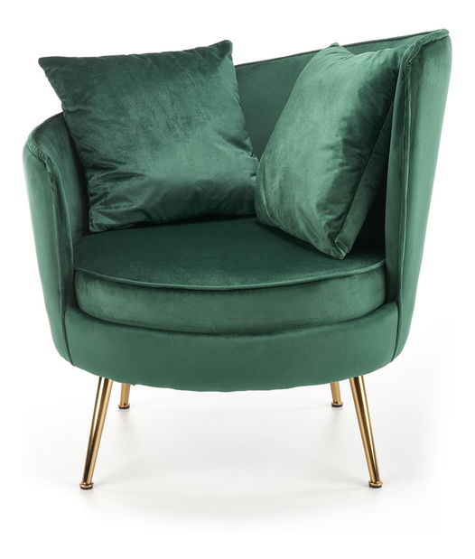 Kreslo Almino (tmavozelená)